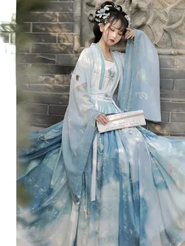 חדש סינית מסורתית תחפושת Hanfu נשי נסיכת פיות חצאית אלגנטית מגמת אופנה ילדה אסיאתית רטרו להתלבש קוספליי